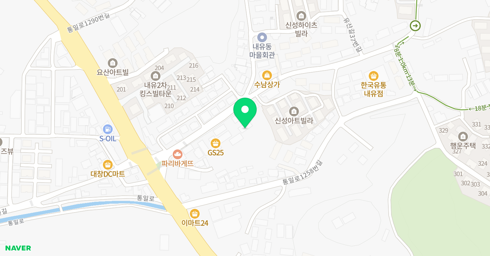 다경 학원 위치