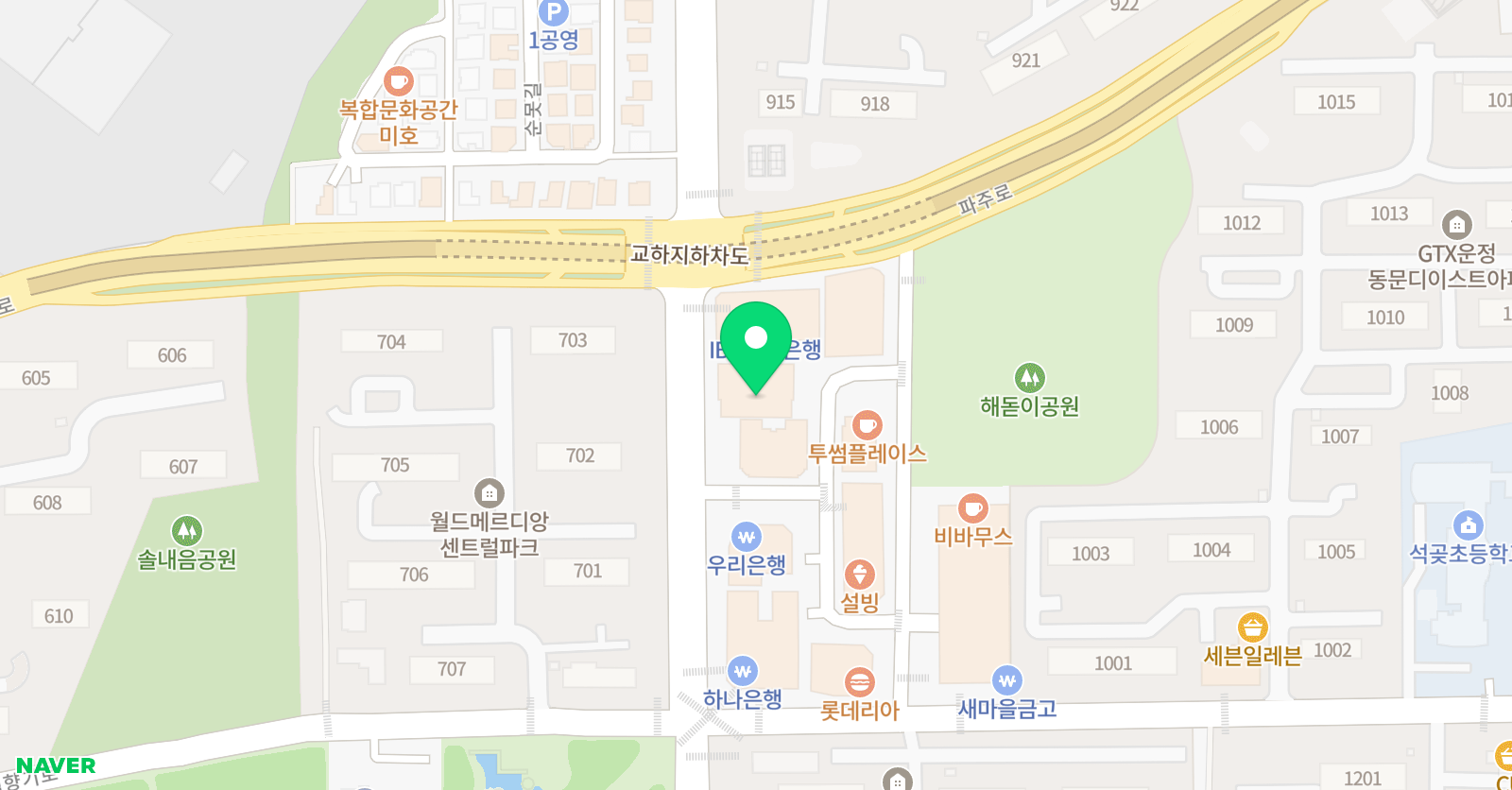 날개단 수학학원 위치