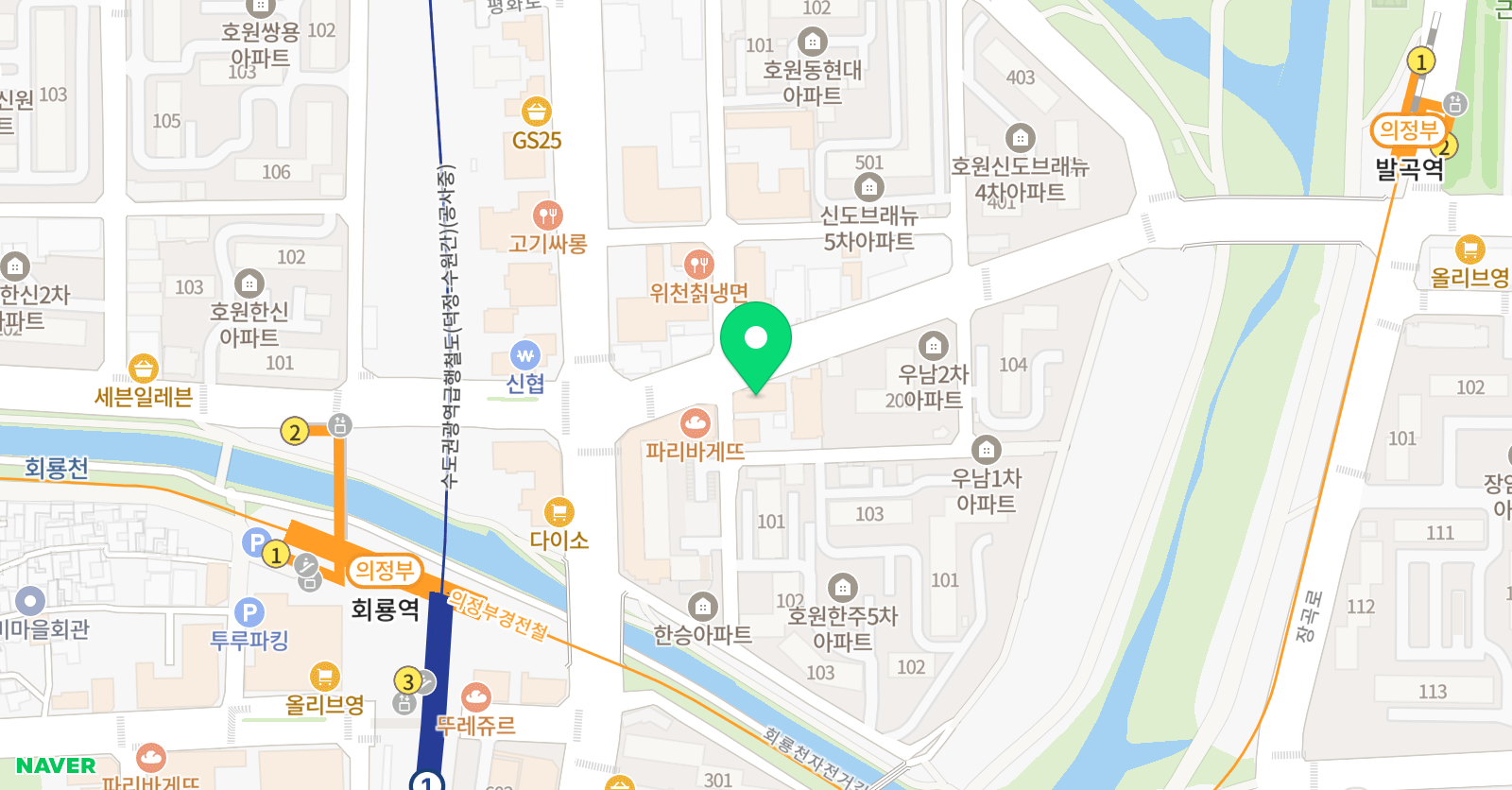 3030 영어 호원러닝센터 위치