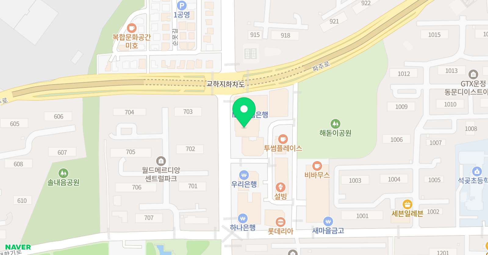 엠베스트SE 윤슬 학원 위치
