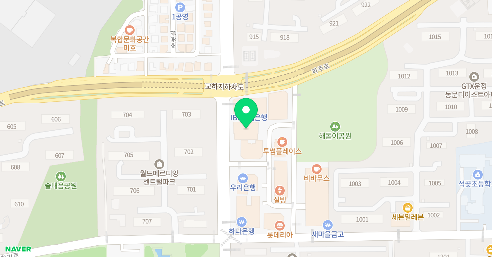 혜윰 수학학원 위치
