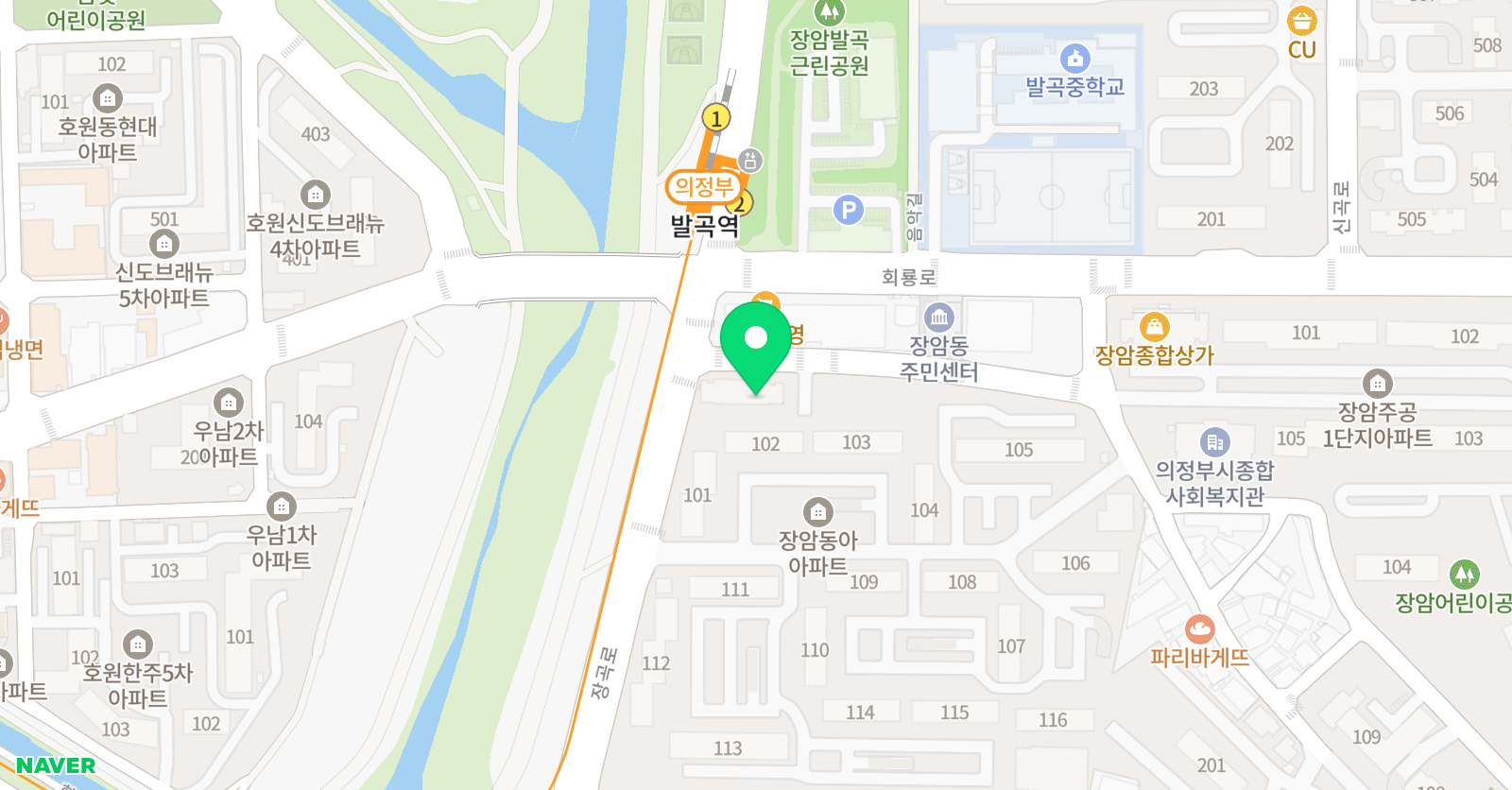 키위 영어플러스 학원 위치