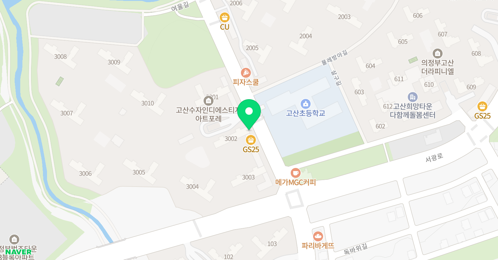 스마트해법 수학교습소 고산초점 위치