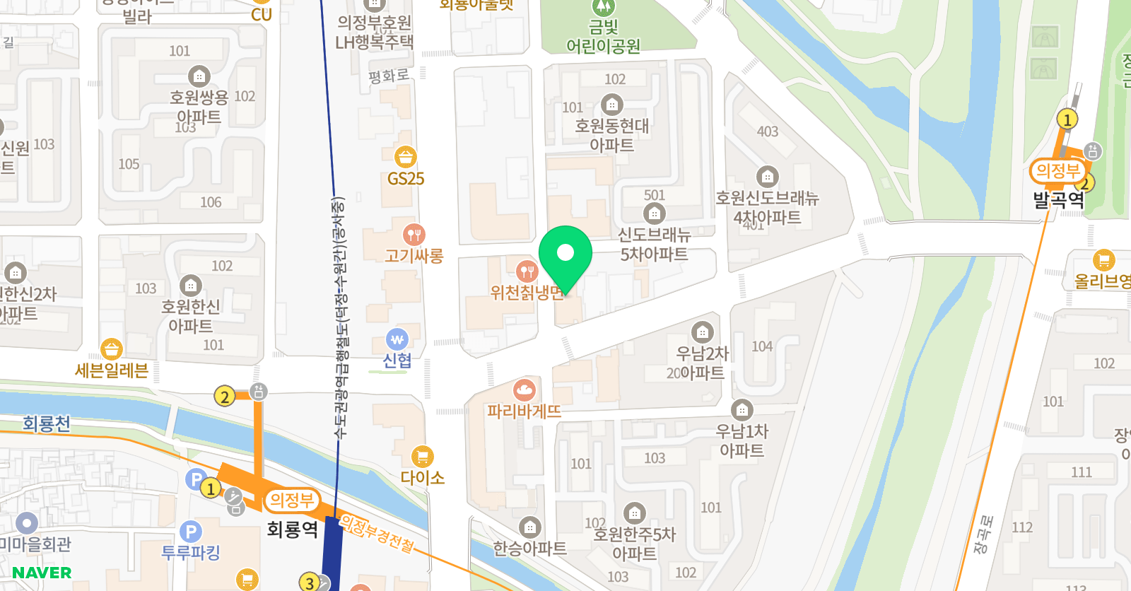 플래너스 어학원 의정부 위치