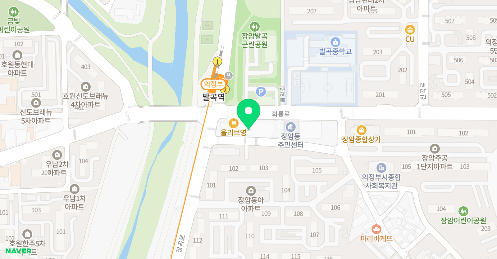 이룸 영어학원 위치
