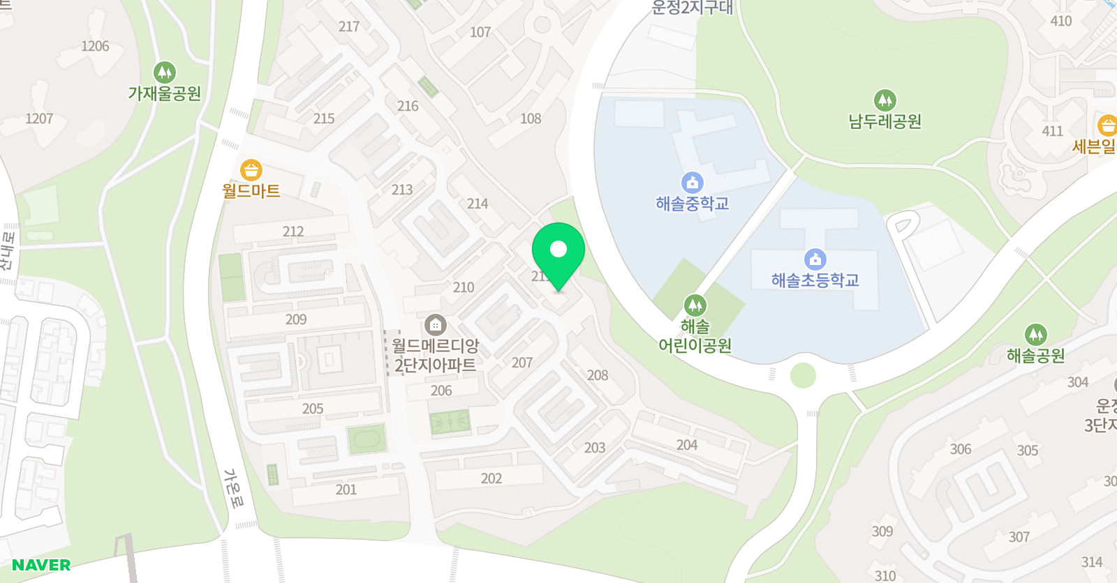 장샘 영어 위치