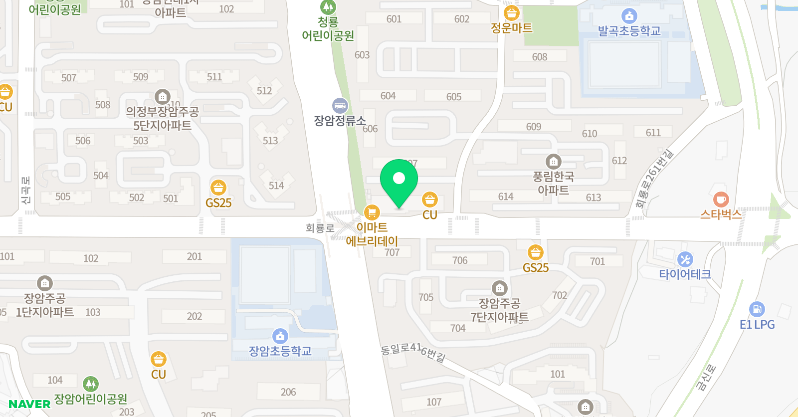 삼성 영어 발곡교실 위치