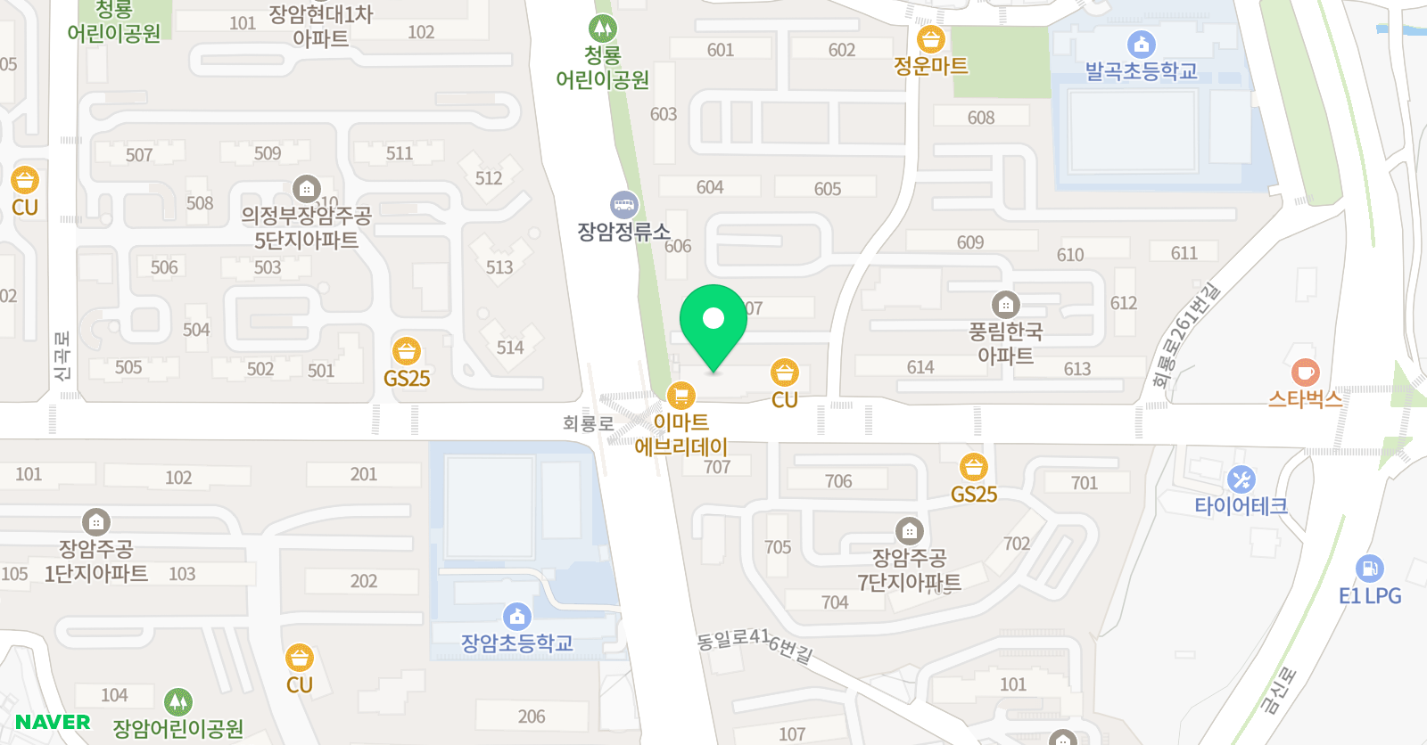 별하 미술교습소 위치
