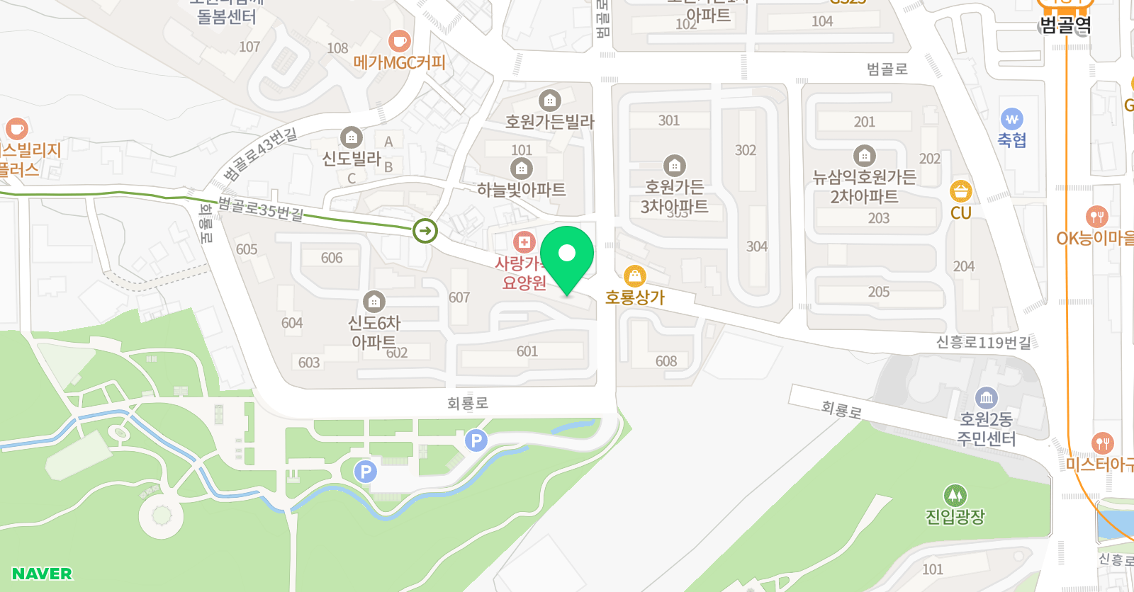 자람 학원 위치