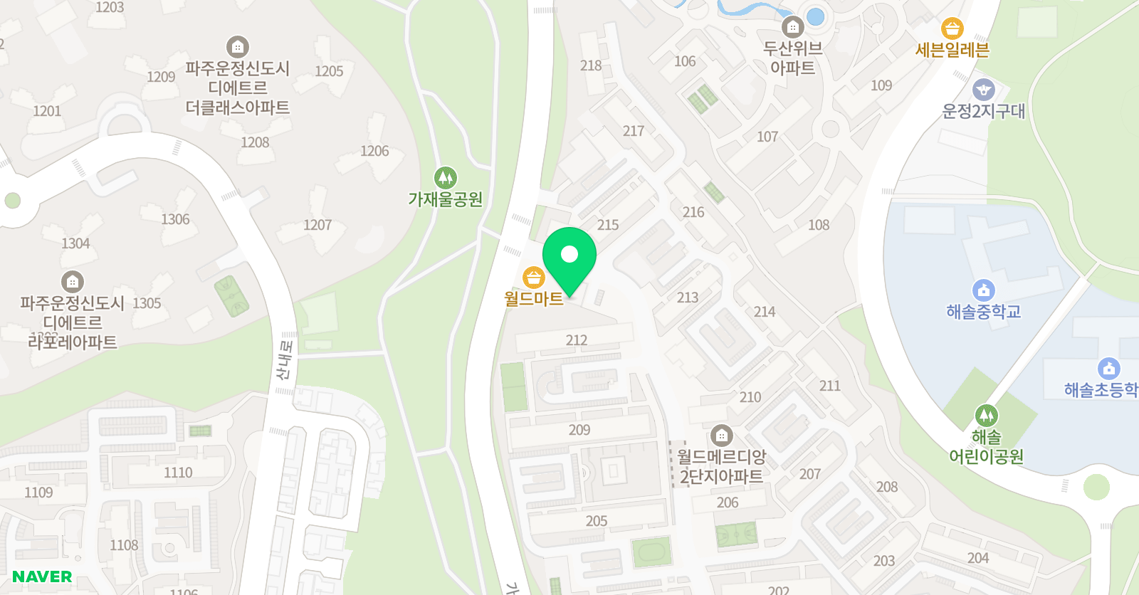 해솔 피아노교습소 위치