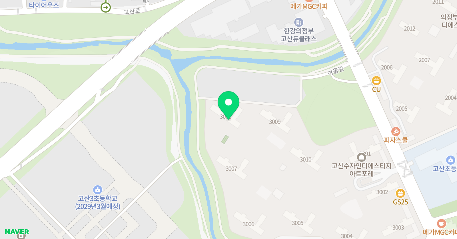 정쌤 수학 공부방 위치