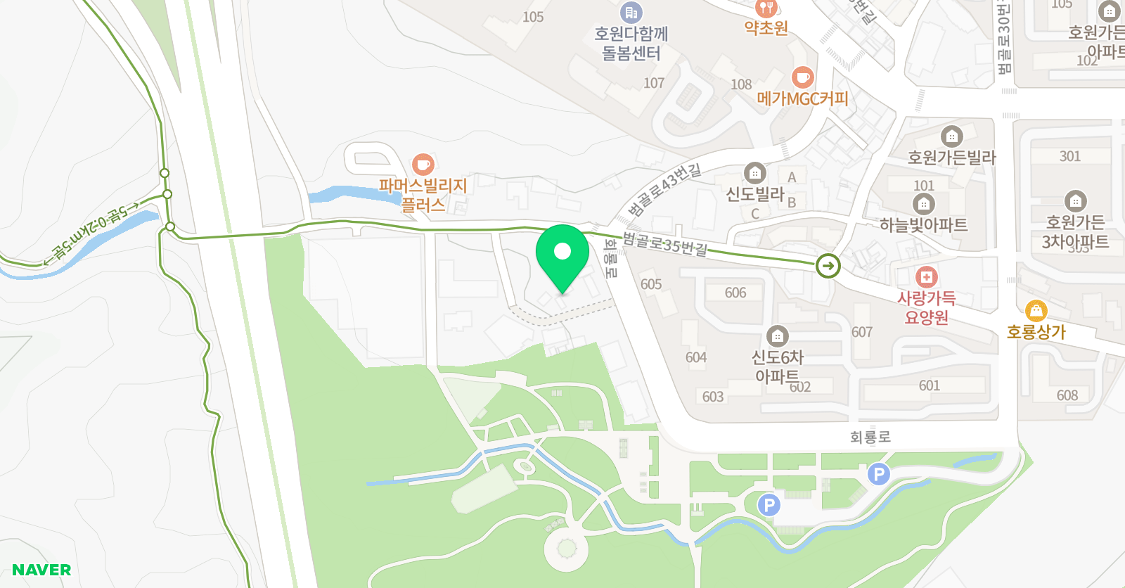 아트앤하트 의정부호원범골 교육원 위치