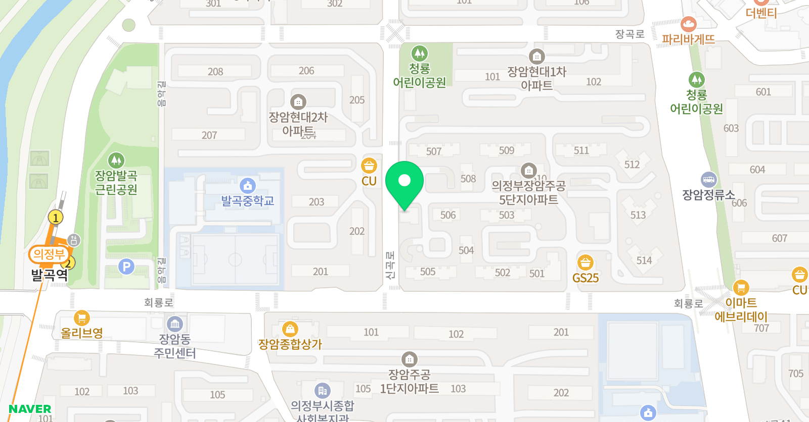 충효 태권도 위치