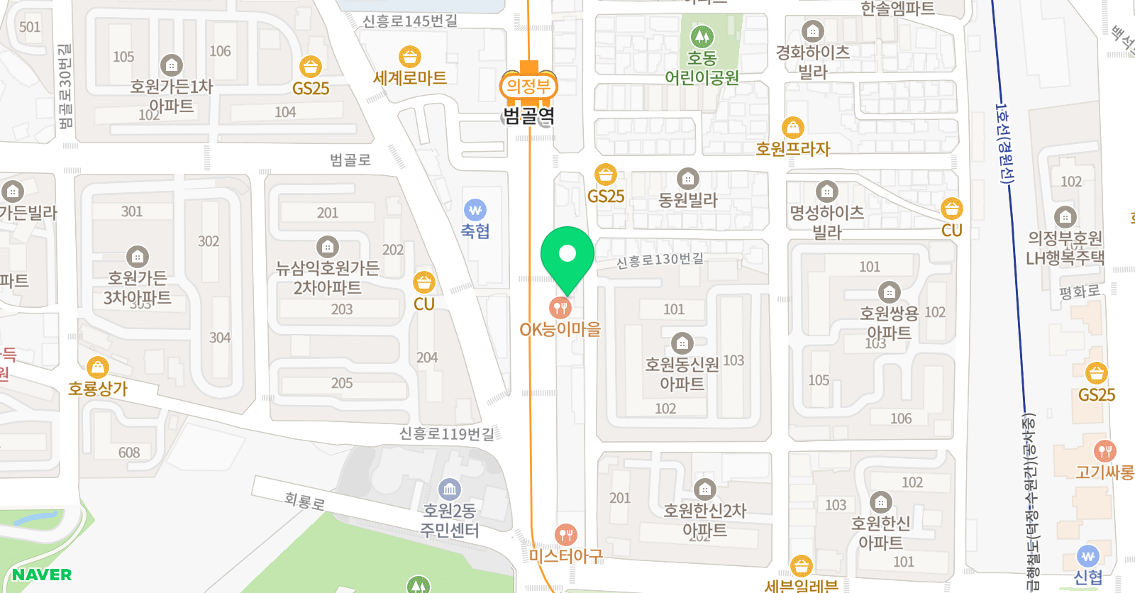 책통클럽 공필왕 의정부호원센터 위치