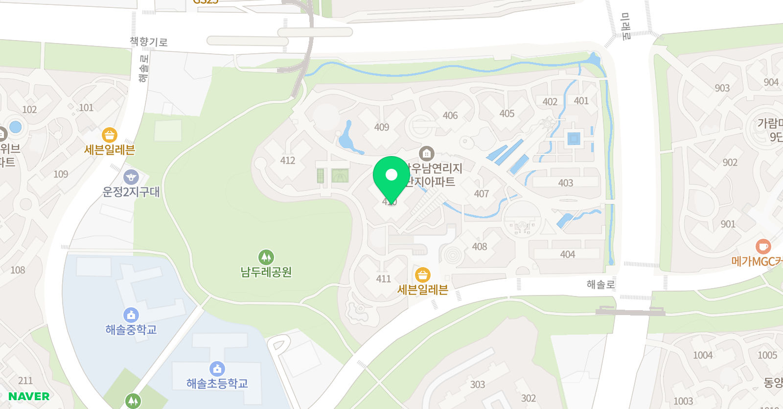스마트해법 수학 파주운정연리지점 위치