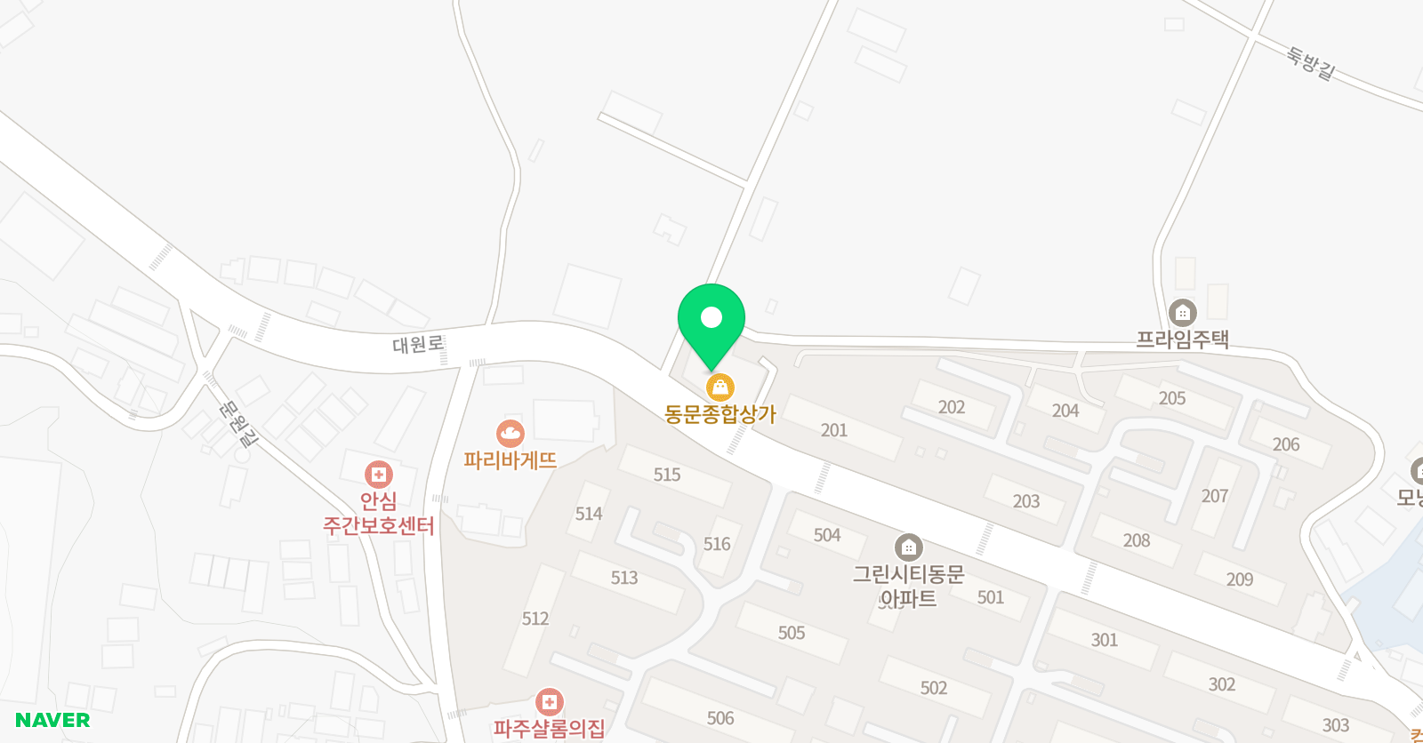 하얀 피아노음악학원 위치