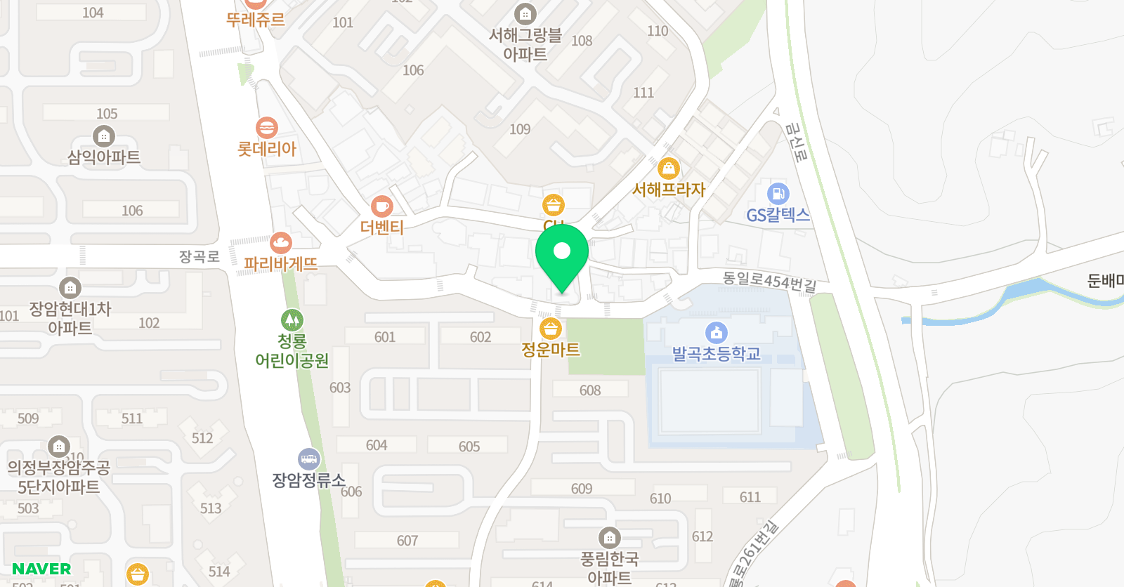 호원 태권도장 위치
