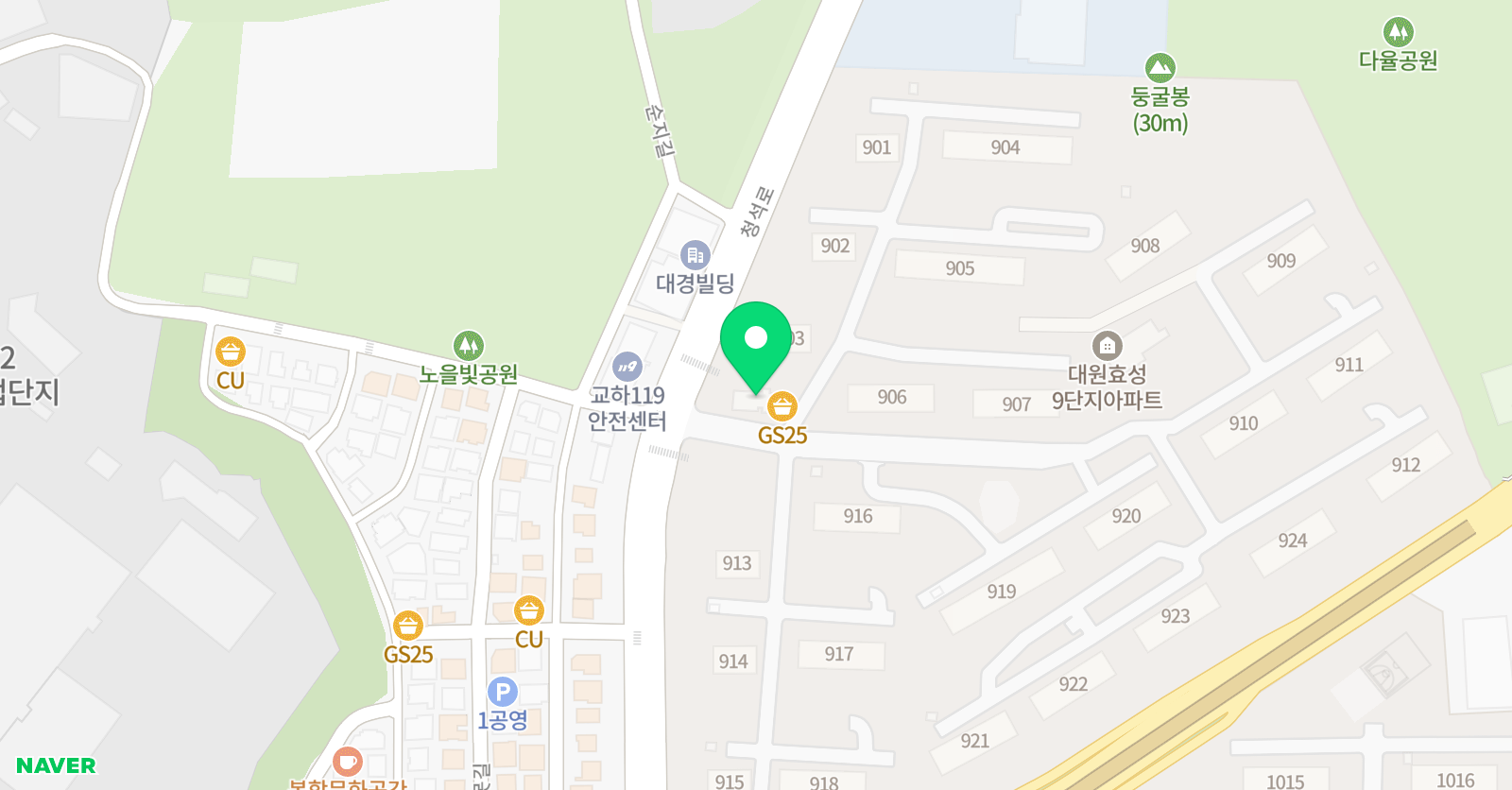 리틀 태권도장 위치