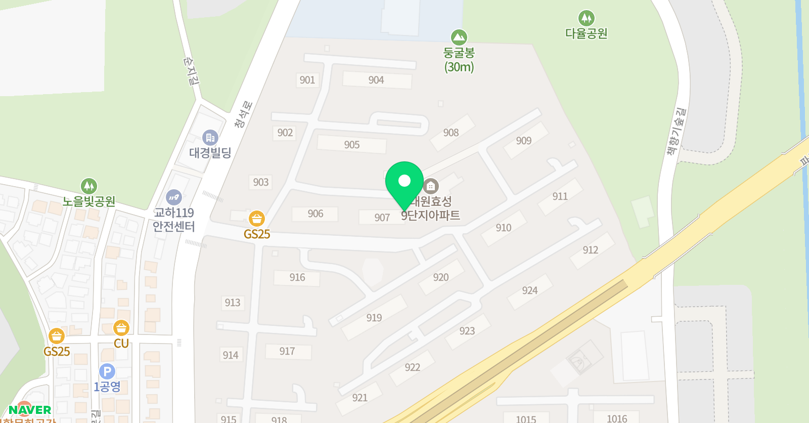 미래엔 영어수학 청석학원 위치