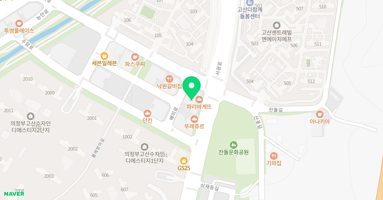 엔케이 무용학원 위치
