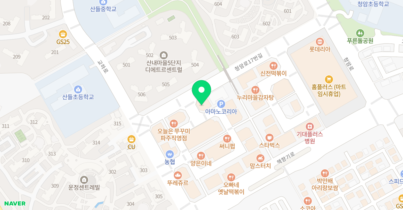국가대표파주태권도장 위치