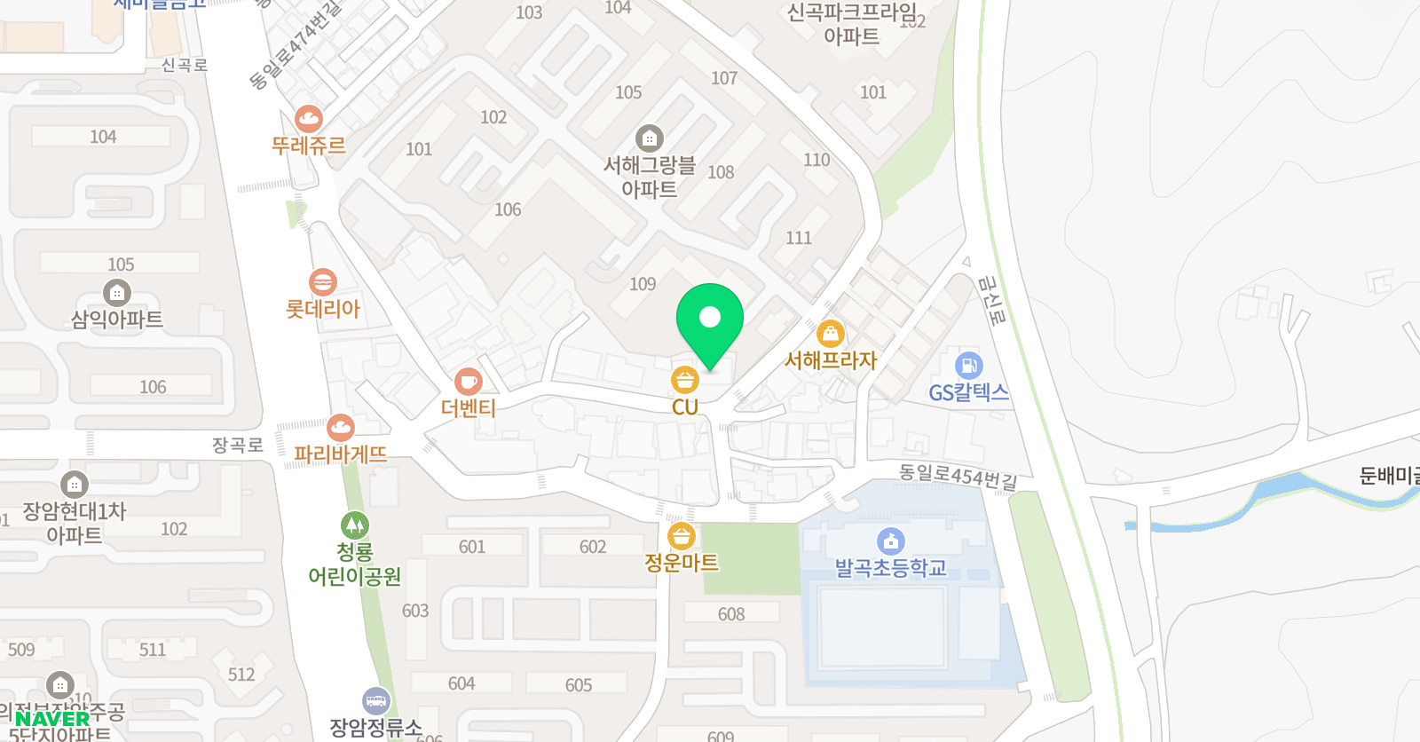 용인대 비룡 태권도 위치