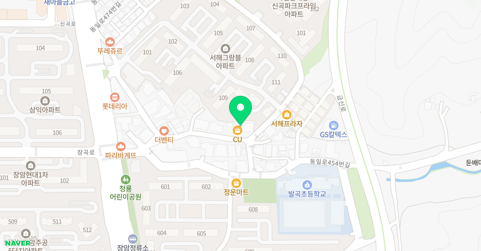 루쓰음악학원 신곡동 위치