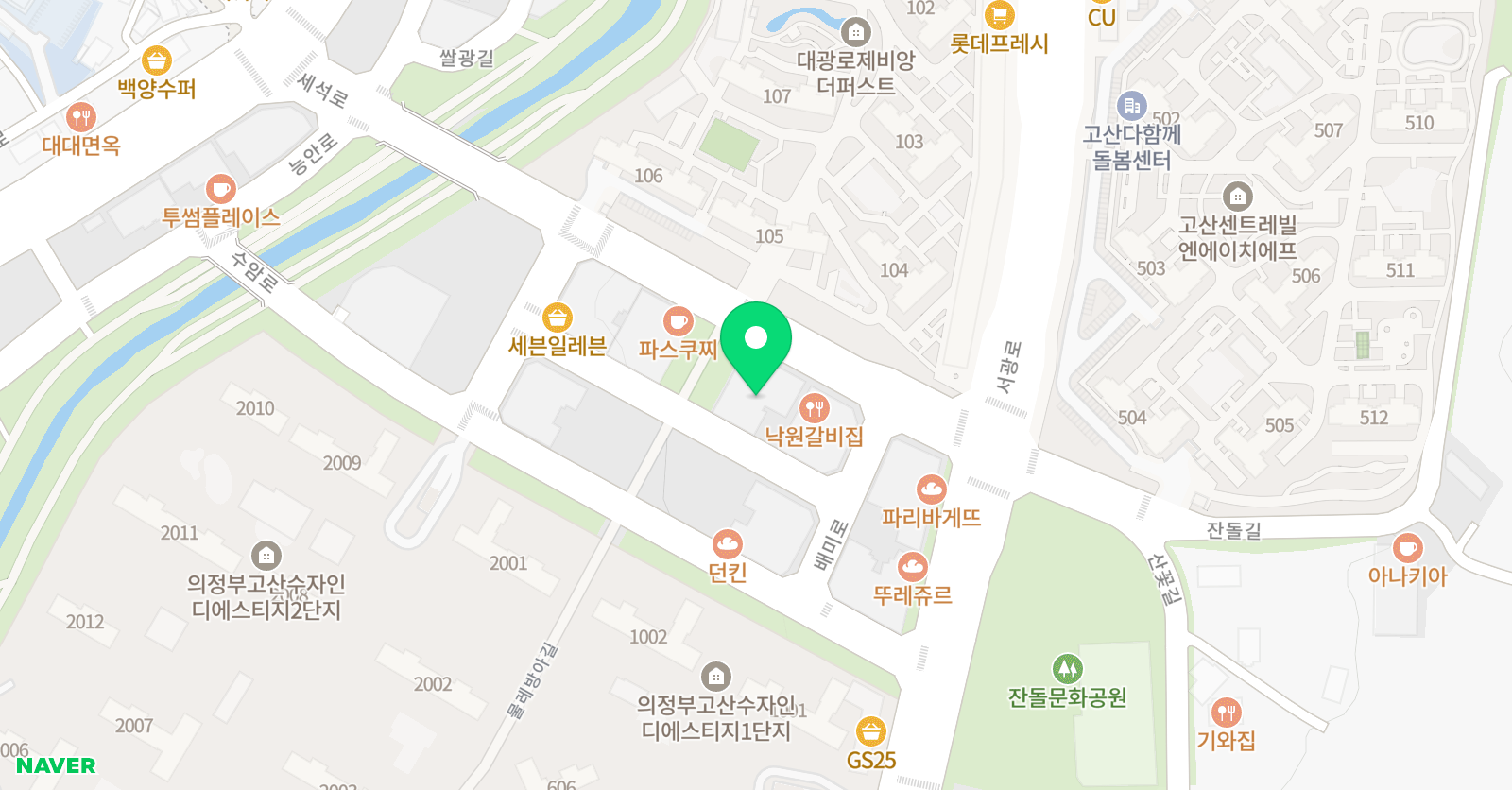 화이트팔레트 미술학원 위치