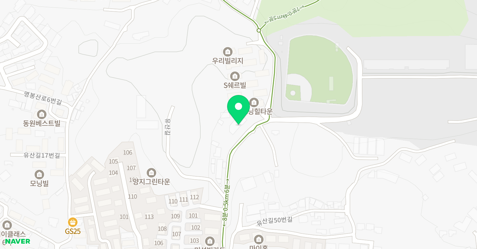 토리 영수학원 위치