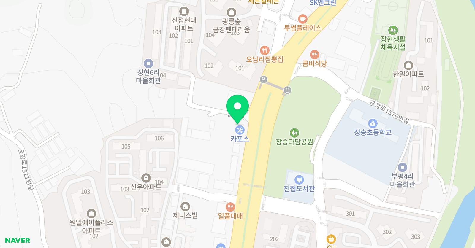 진접 줄리어드 음악학원 위치