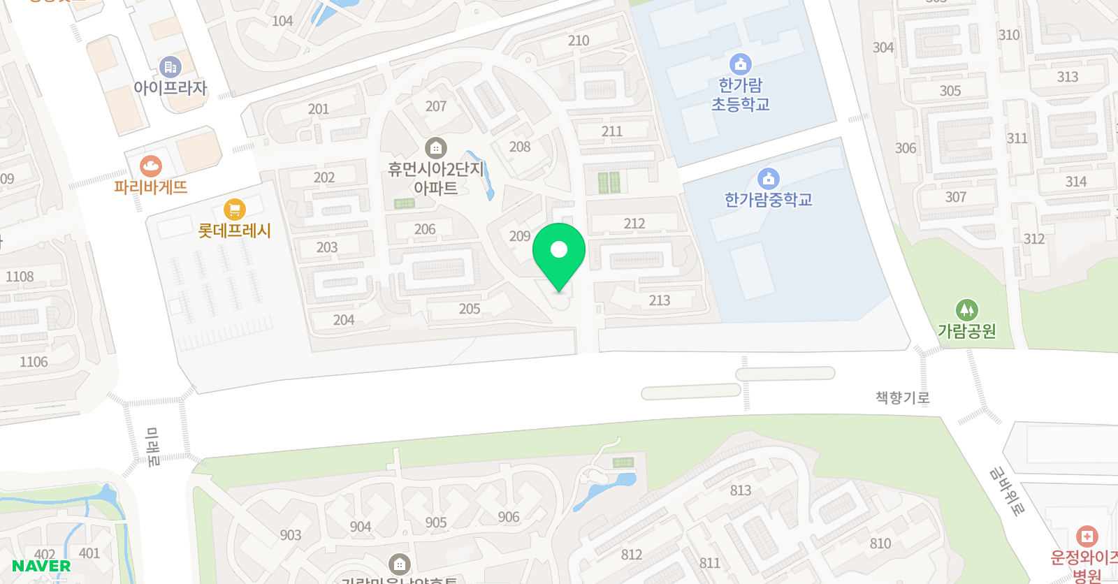 나운 음악교습소 파주 위치