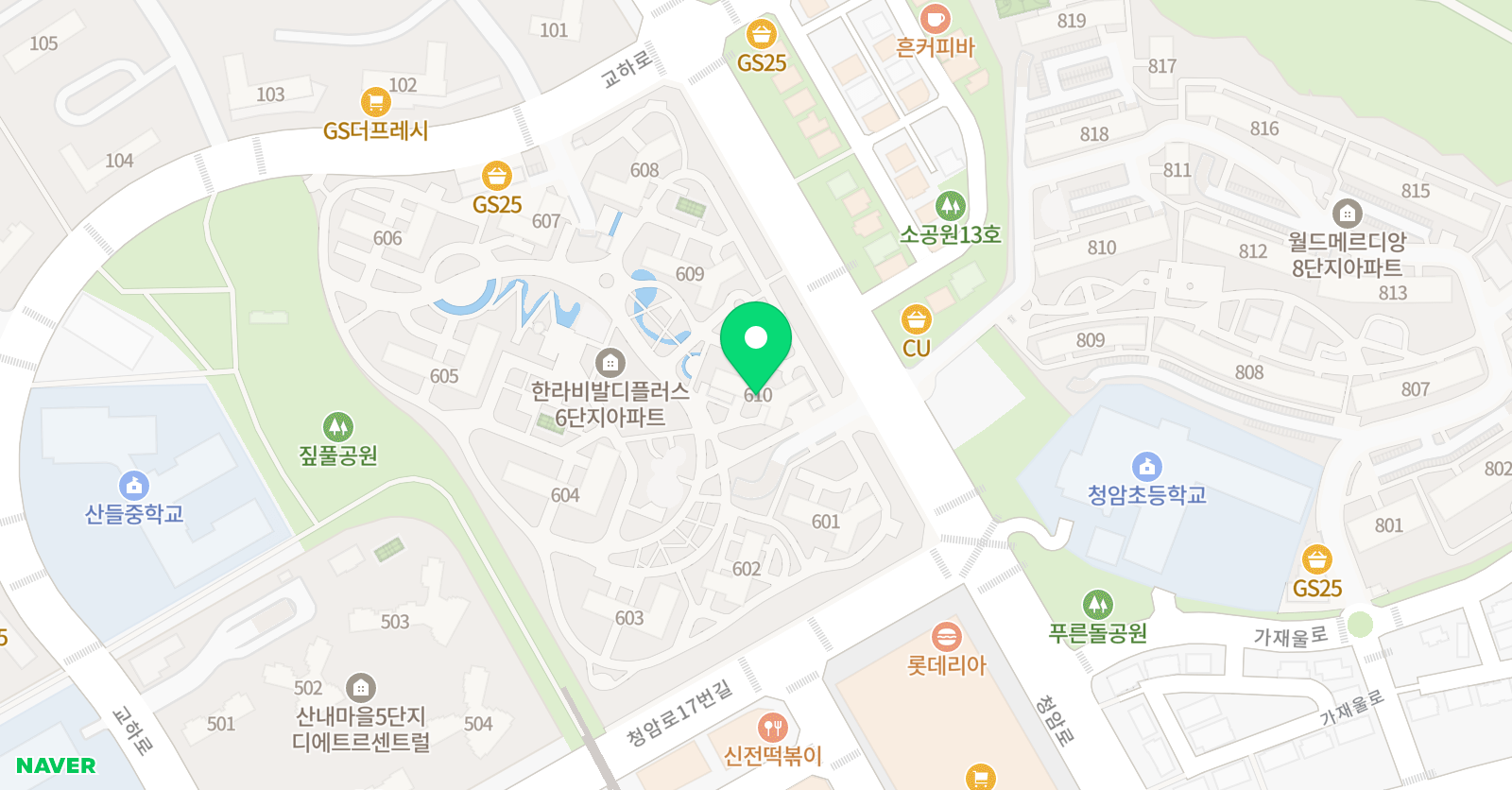 푸르넷 혜윰 공부방 위치