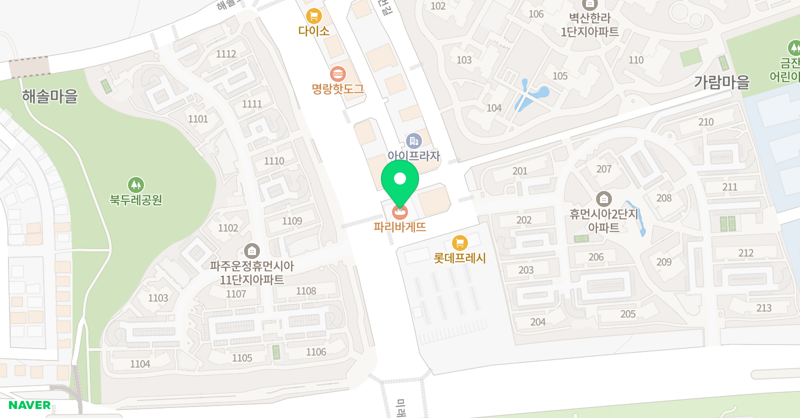 MY세종발레하우스 입시관 학원 위치