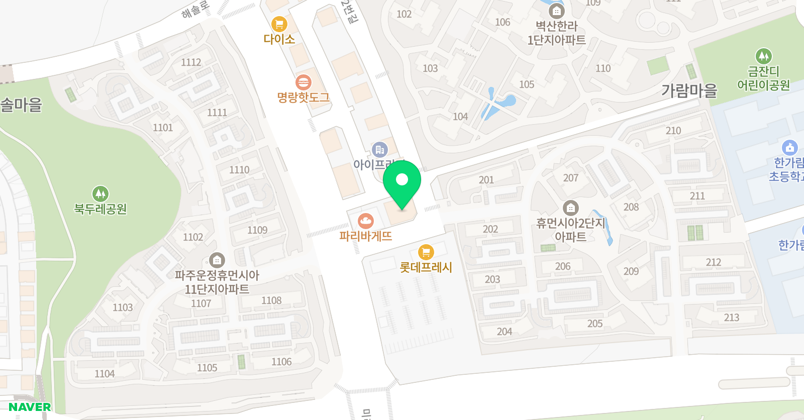 방선생 수학학원 위치
