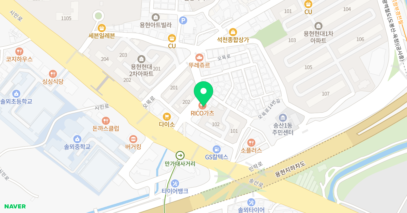 화랑 태권도장 위치