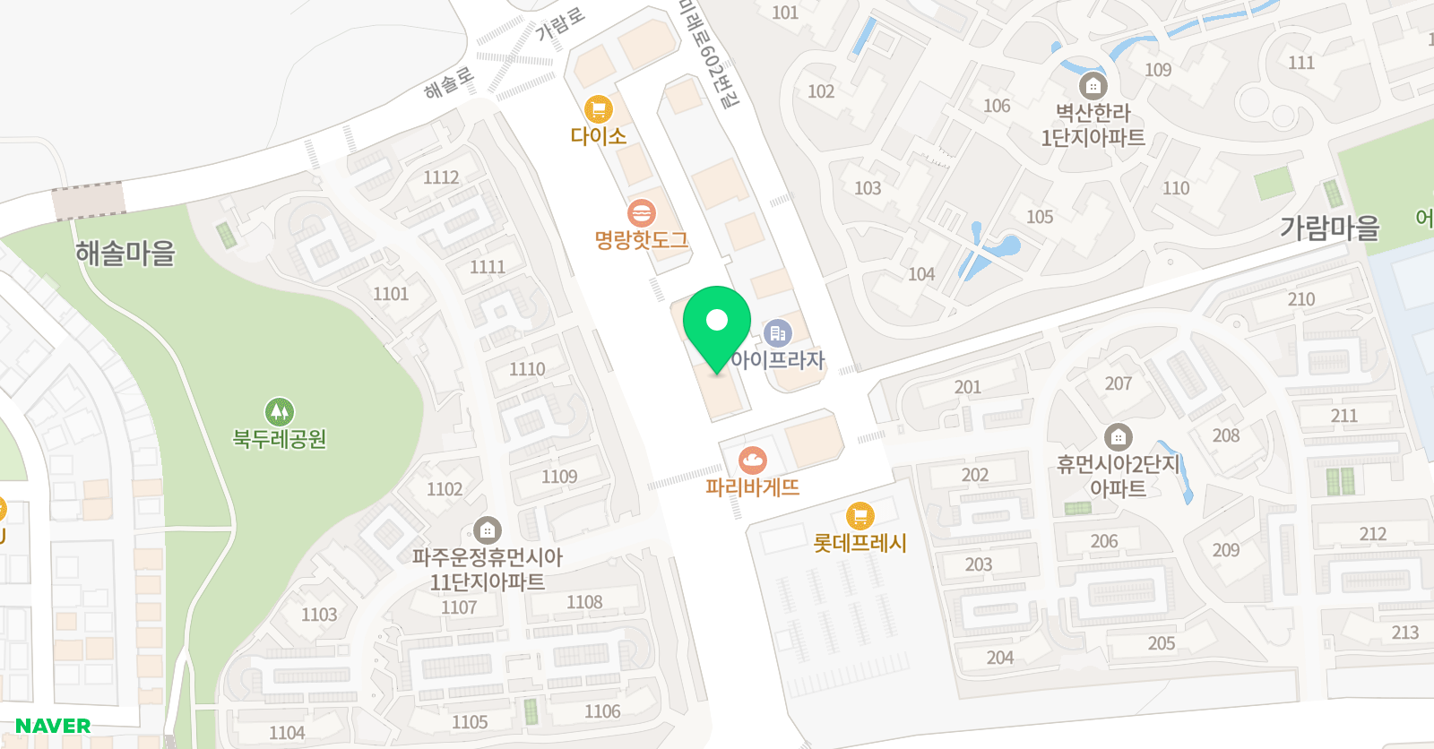 모짜르트의멜로디 음악학원 위치
