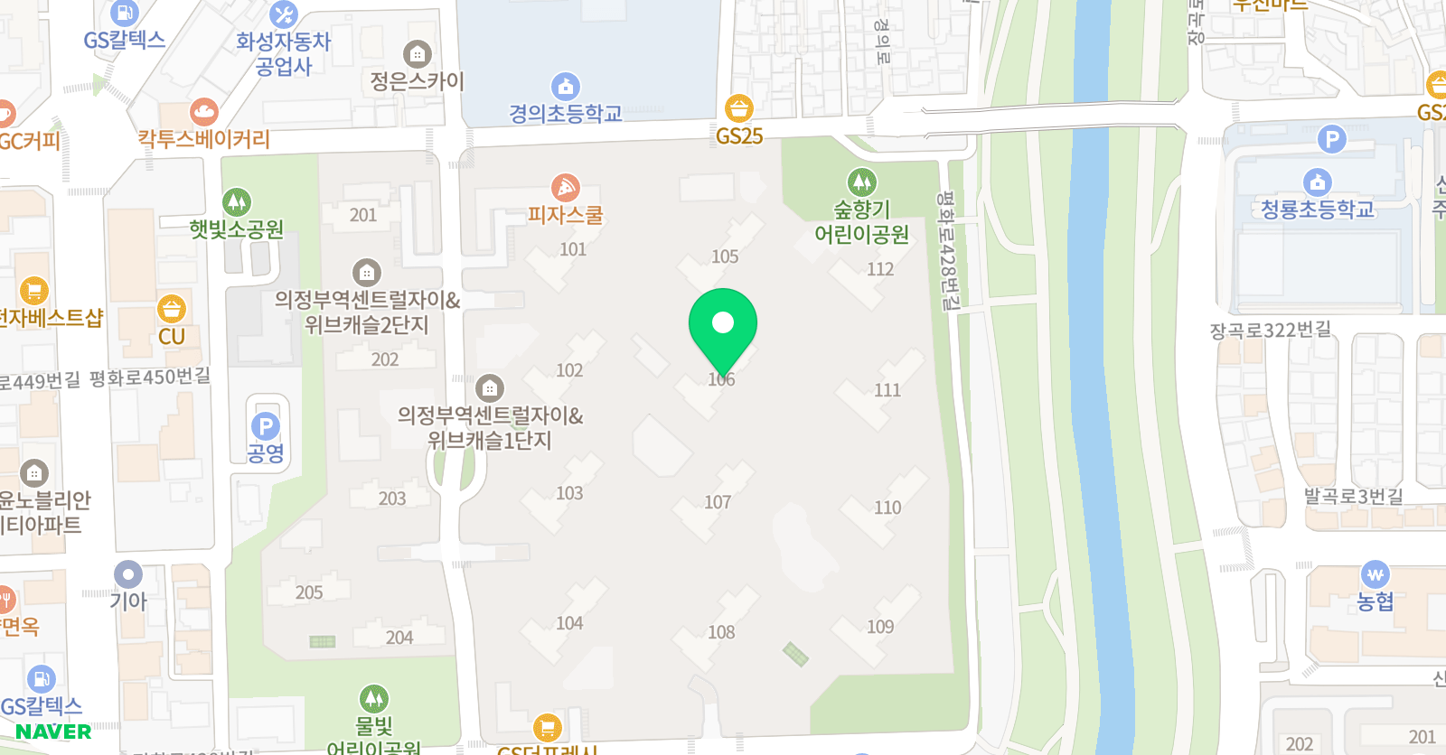 기탄 사고력교실 의정부역 센트럴자이 1호점 위치
