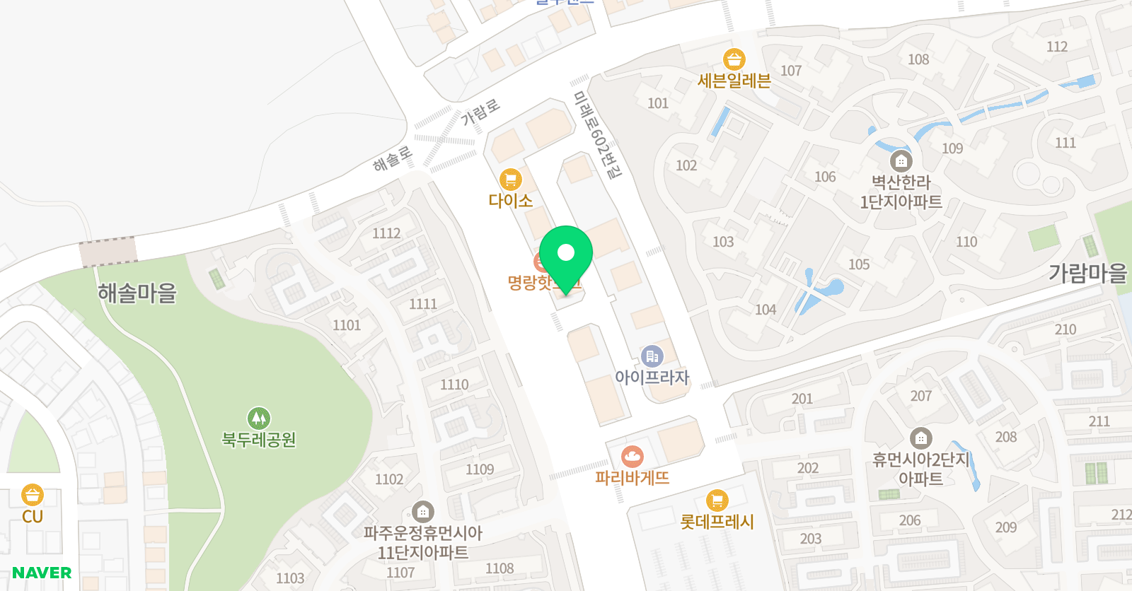 K월드 실용음악학원 위치