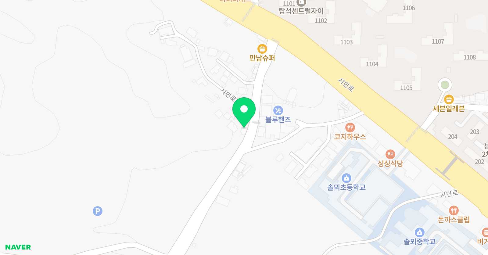 루미엘 세종발레학원 위치