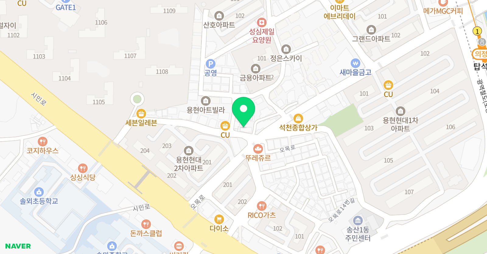 마일즈 실용음악학원 위치