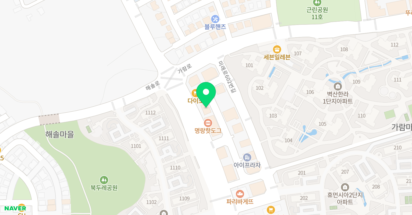 몽키즈클라이밍 파주운정점 위치