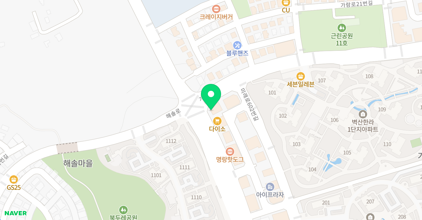 시매쓰 운정센터 위치