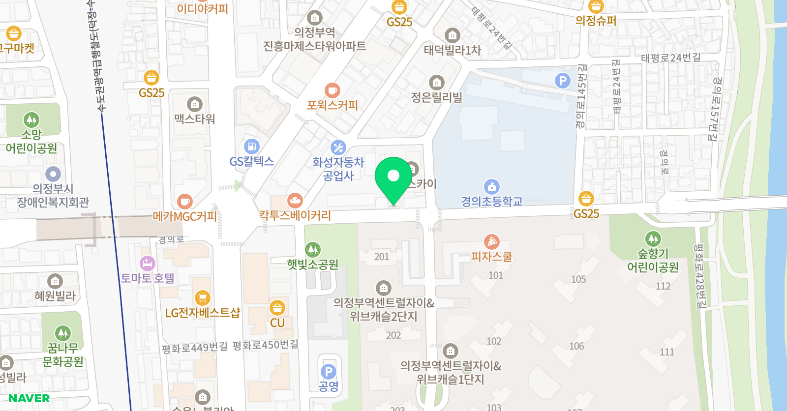 드림빅 학원 위치