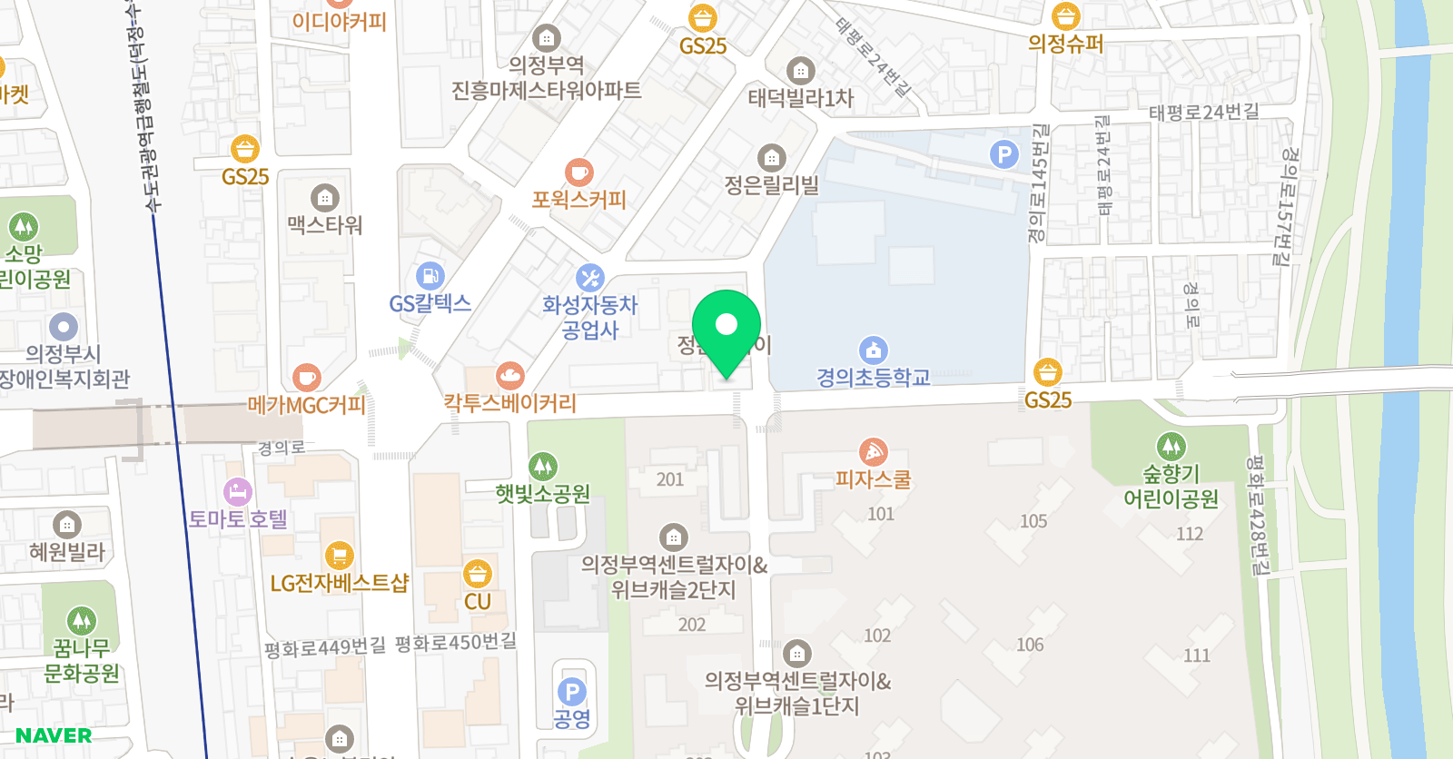 골든벨 학원 위치