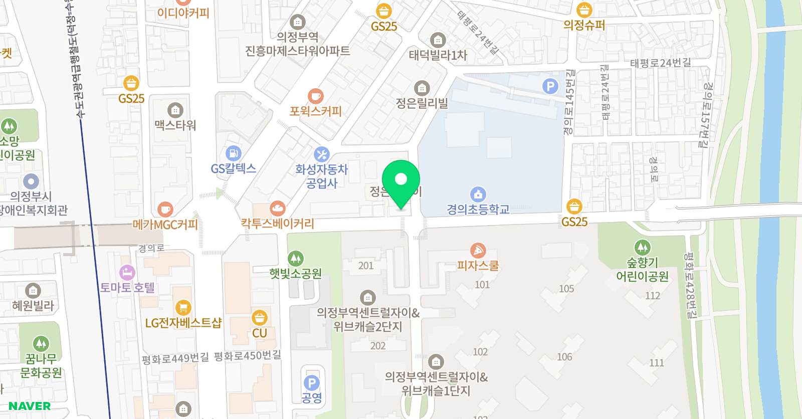 퍼스트 태권도 점핑클럽 위치