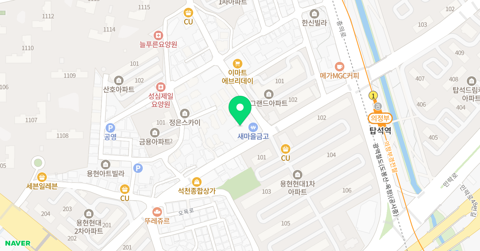 영어의 봄 위치