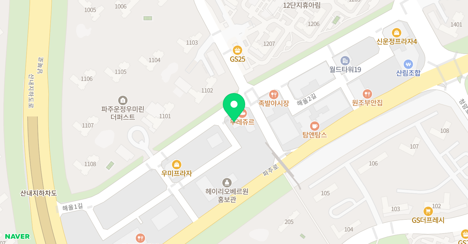 스콜라킹 암산수학 운정점 위치