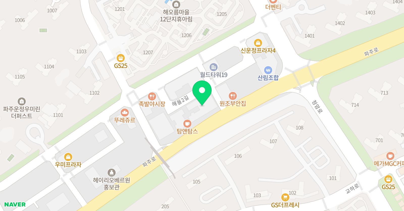 아트리움G 미술 위치