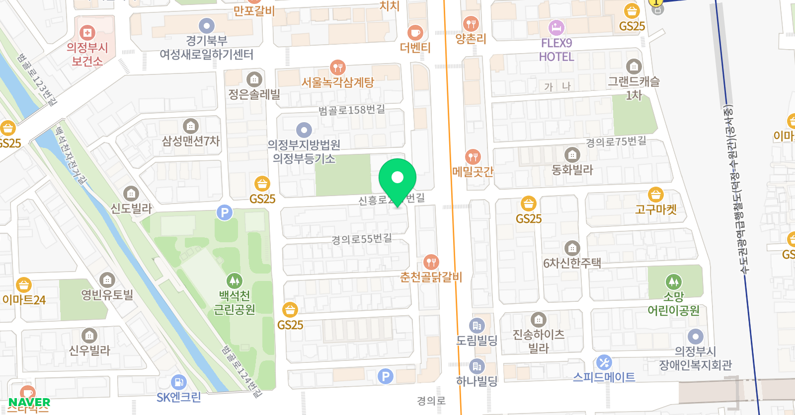 홍익 학원 의정부점 위치