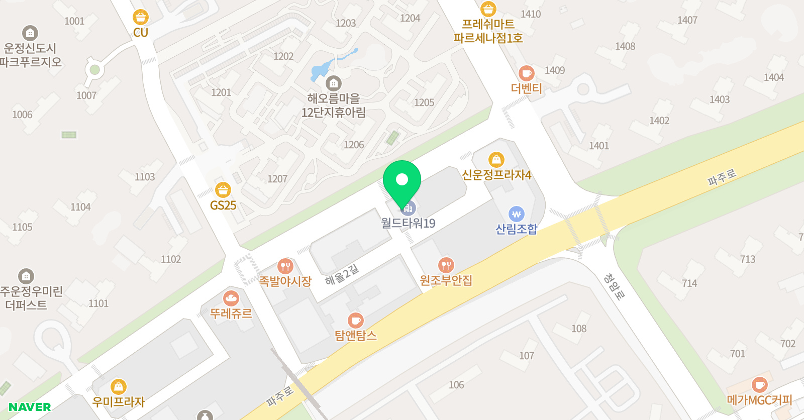 딥매쓰 몰입수학학원 위치